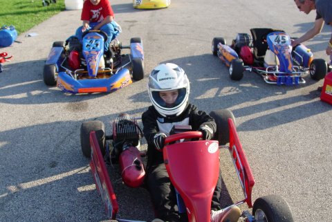 Michael racing at Badger Raceway (8)